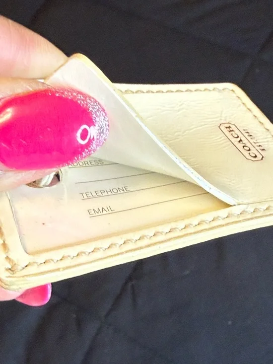 Coach AirPods Pro Case + Leather Luggage Tag Bundle - Picture 12 of 13